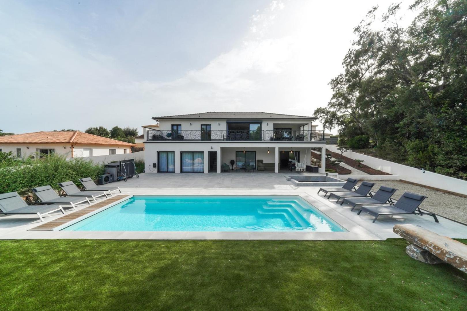Tres Belle Villa A Ghisonaccia Avec Piscine Chauffee Buitenkant foto